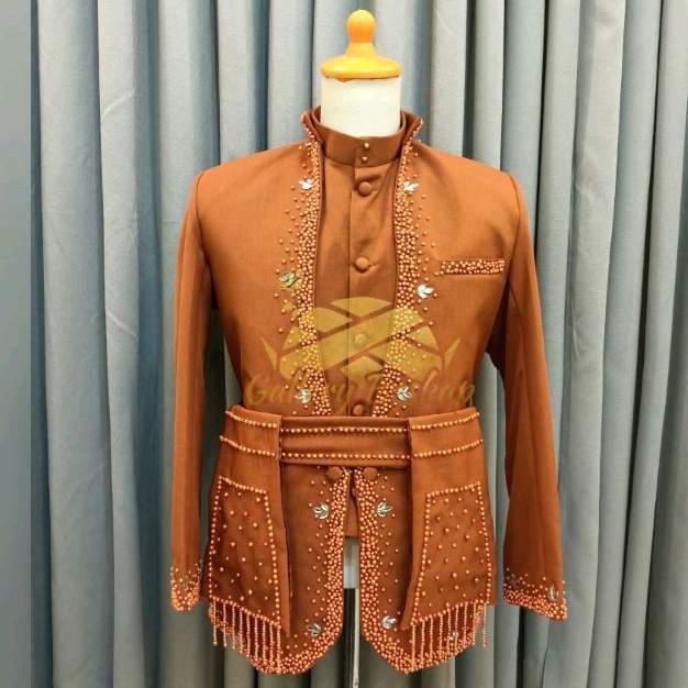 Beskap pengantin sunda premium semi wool/ beskap manten adat sunda