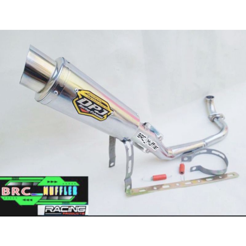 KNALPOT RACING DPJ MATIC HONDA BEAT KARBU PGM-FI, BEAT POP, BEAT ESP, BEAT CBS, BEAT DELUXE, BEAT ST