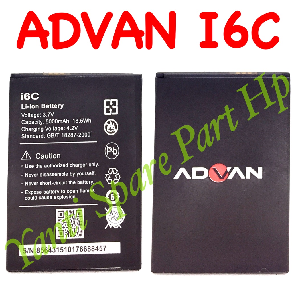 Baterai Advan I6C S6+ L24T01 L24U01 Original New