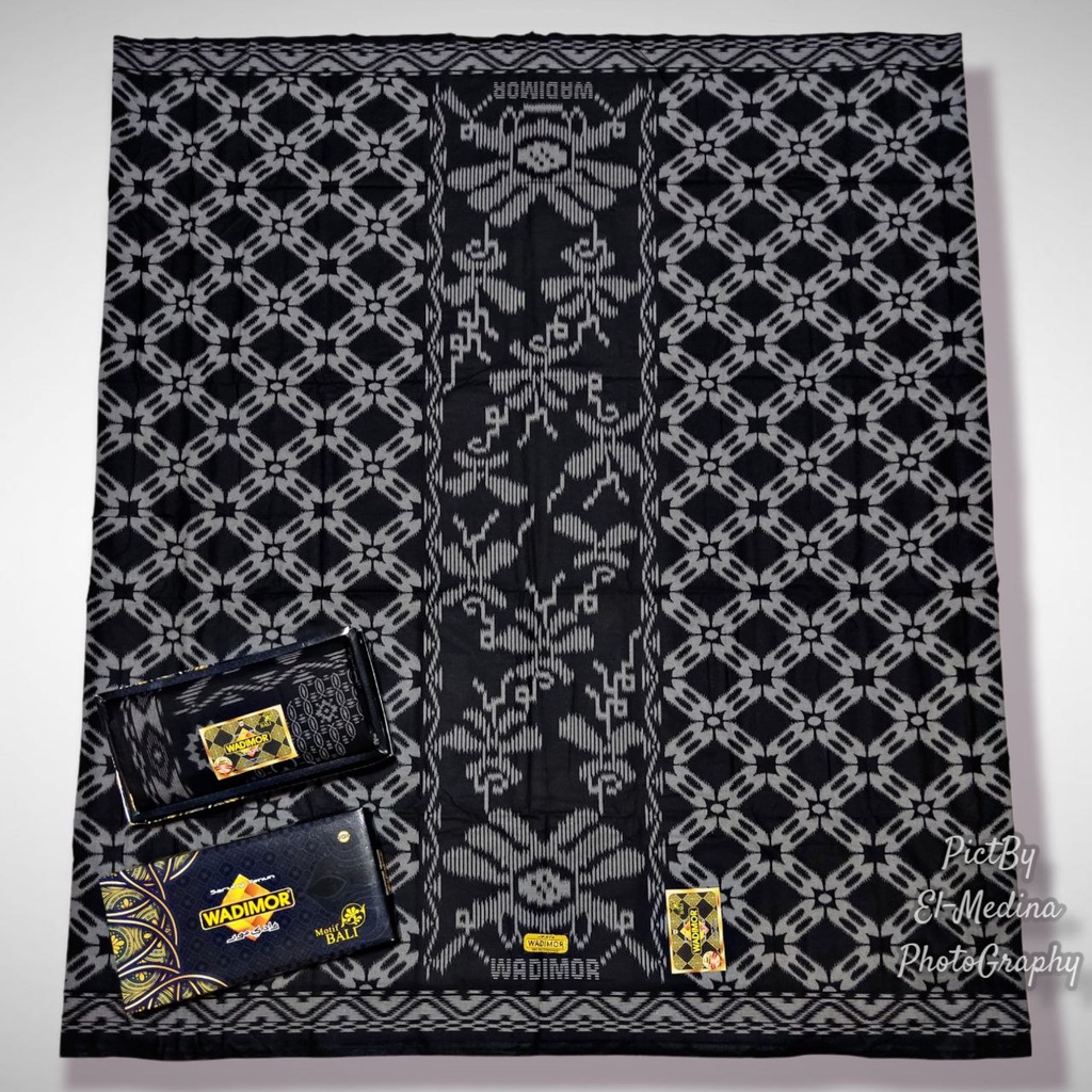 Sarung Wadimor Dewasa Motif Batik Bali Terbaru Black Series