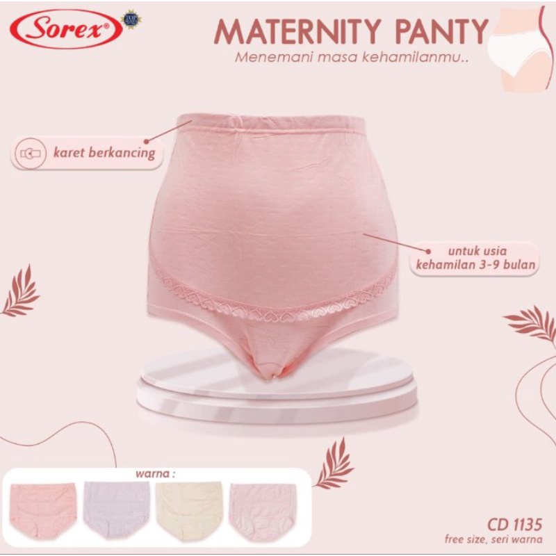 Celana dalam ibu hamil Sorex 1135 maternity panty