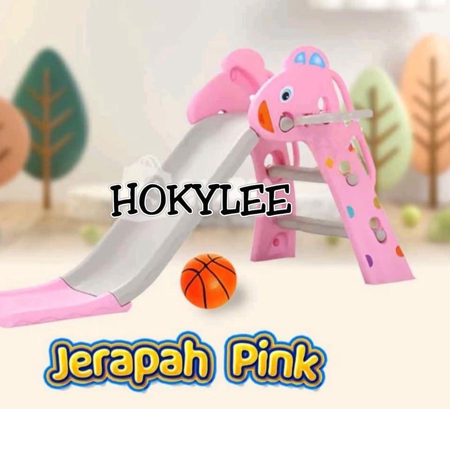 [KD7]MAINAN PEROSOTAN ANAK KARAKTER JERAPAH FREE RING BASKET + BOLA NO.JM30228-BISA COD ✔️