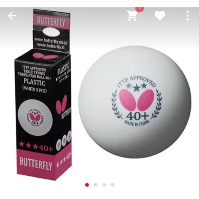 BOLA PINGPONG / TENIS MEJA BUTTERFLY ORIGINAL BEST QUALITY