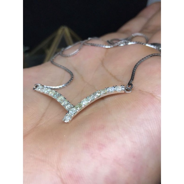 ready kalung perak berlian Eropa