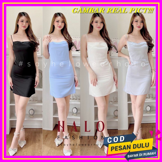 S~Xxxxl Mini Dress Sexy Dress Mesha Sabrina A Line Bodycon Dress Korea Jumbo [Halofashion] Olina Sex