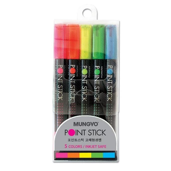 

Mungyo - Highlighter Point Stick 5 Pcs