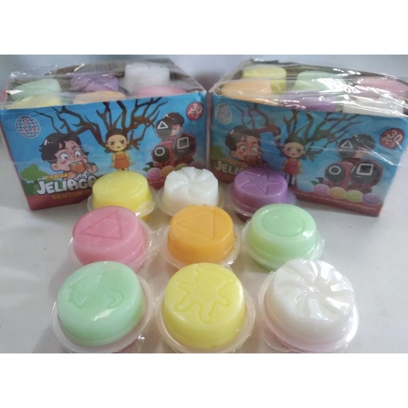 

JELIAGAR BENTUK CUP ISI 30PCS / JELIAGAR SQUID GAME / CANDY GAME