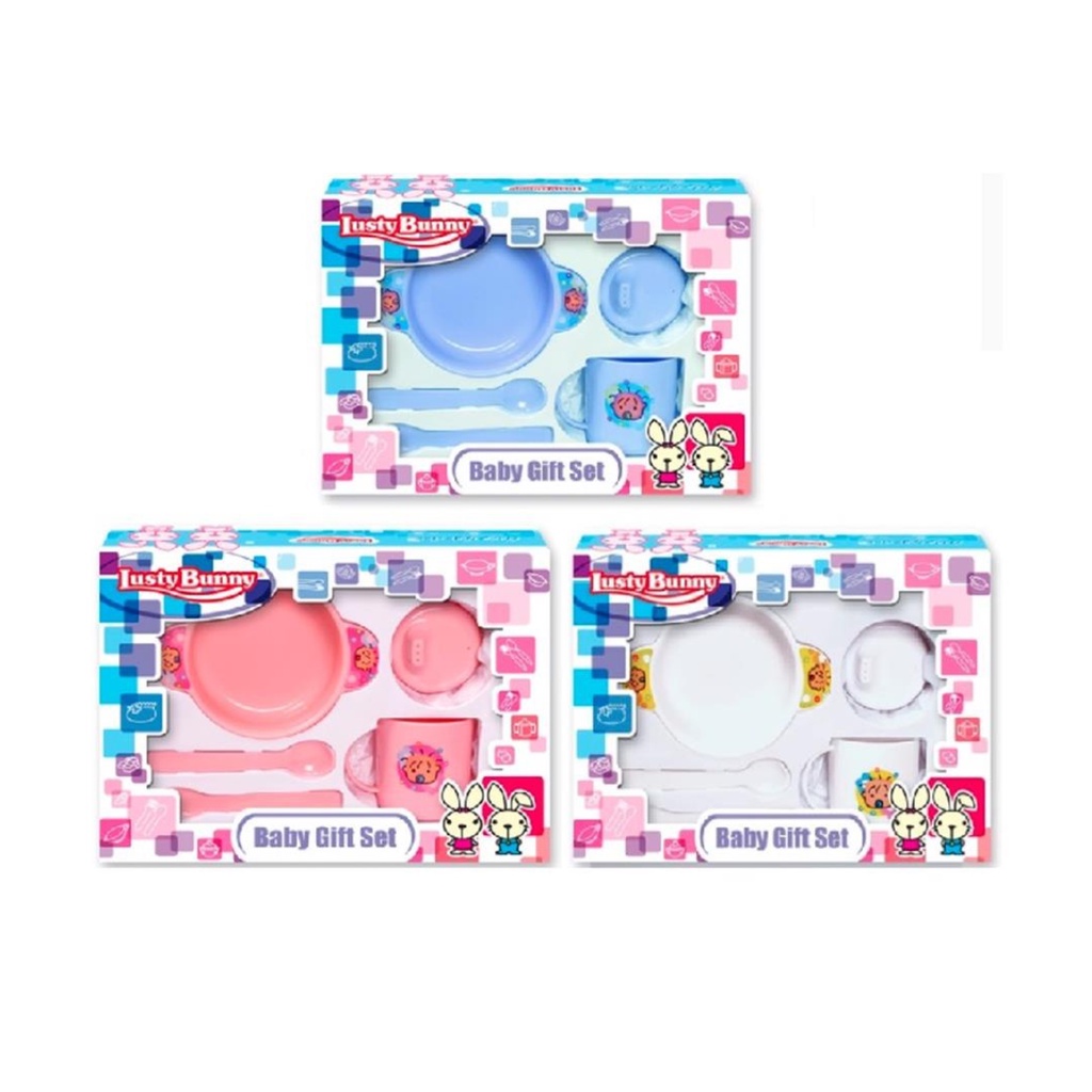 Lusty Bunny Feeding Set Peralatan Makan Bayi Set LB-1414