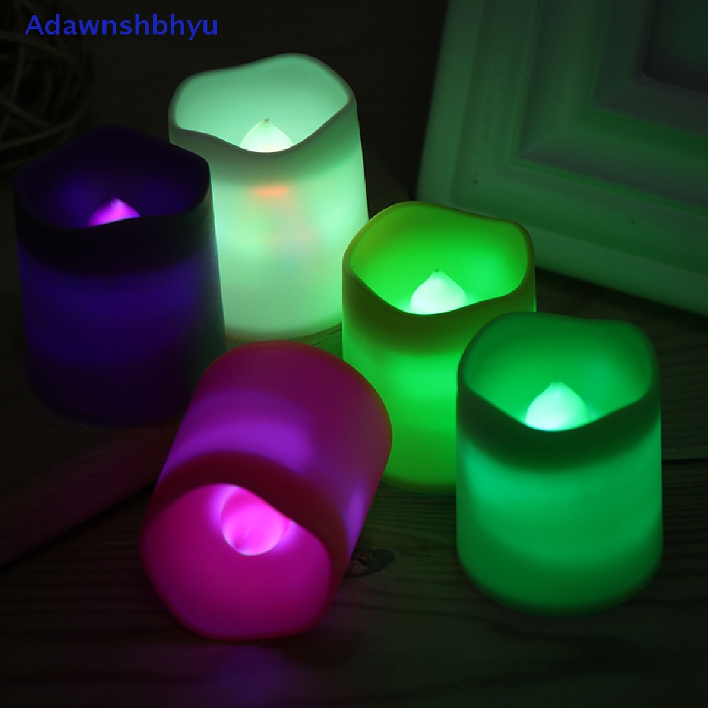 Adhyu Flameless Kedap Kedip Dengan Nyala Bergerak Realistis Lampu LED Romantis ID