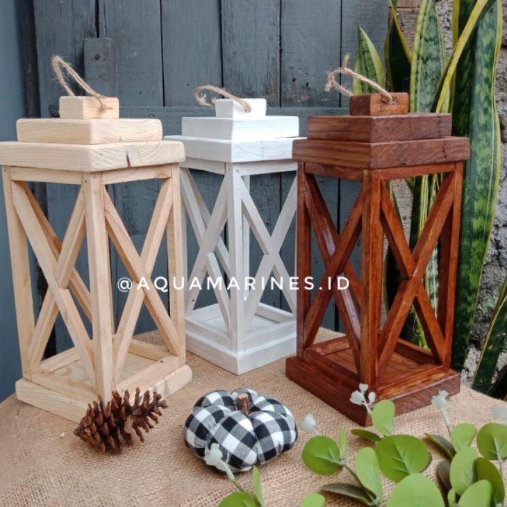 Best Product Lentera Kayu / Lentera / Lentera farmhouse / dekorasi lentera