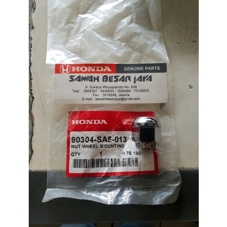 Nut Wheel Atau Mur Roda Velg Honda Brio . Mobilio . Freed . Civic Turbo . Jazz S Rs Ge8 . Brv . Crv