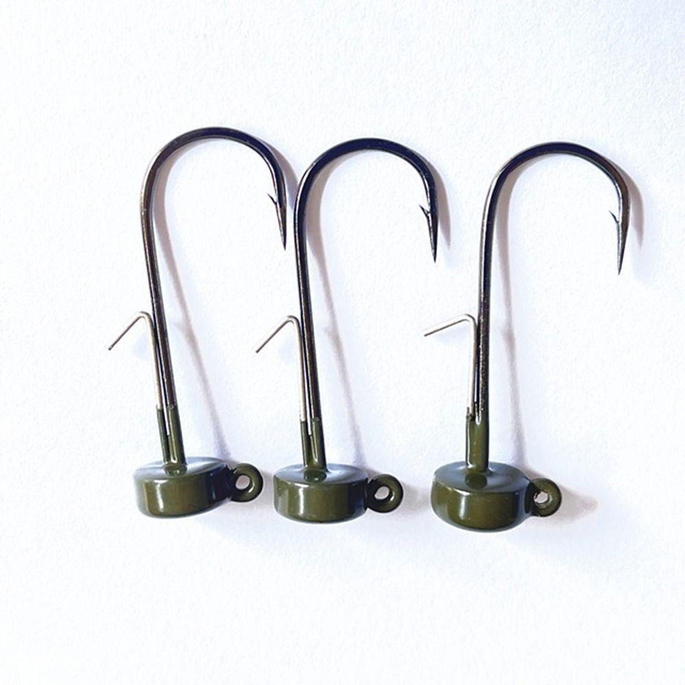 Preva Jig Head Hook 1.8g 2.7g 3.5g 5.3g Kepala Tajam Berlubang Awet