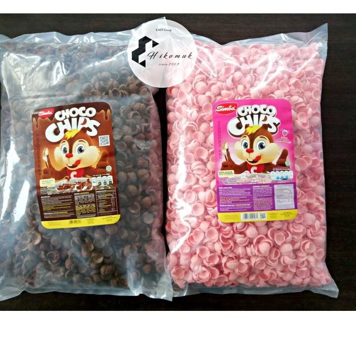 

레 Choco Chips / Choco Crunch / Coco Simba Bulky Richeese Nabati 950Gram Kualitas Trendy!!