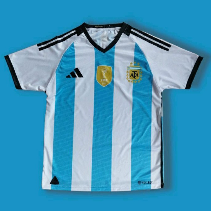JERSEY ARGENTINA TERBARU PATCH WORLD CUP 2022