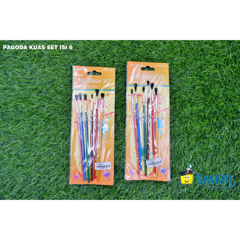

PAGODA KUAS SET ISI 6