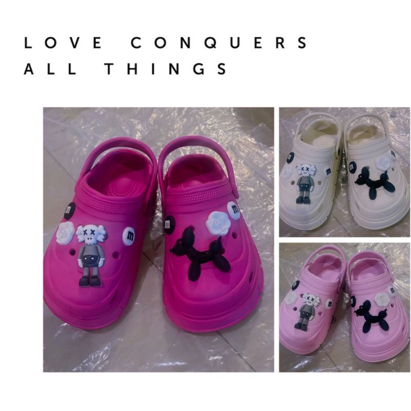 Sandal Crocs Kids Junior Eva Jibbits mellisa Import High quality RF