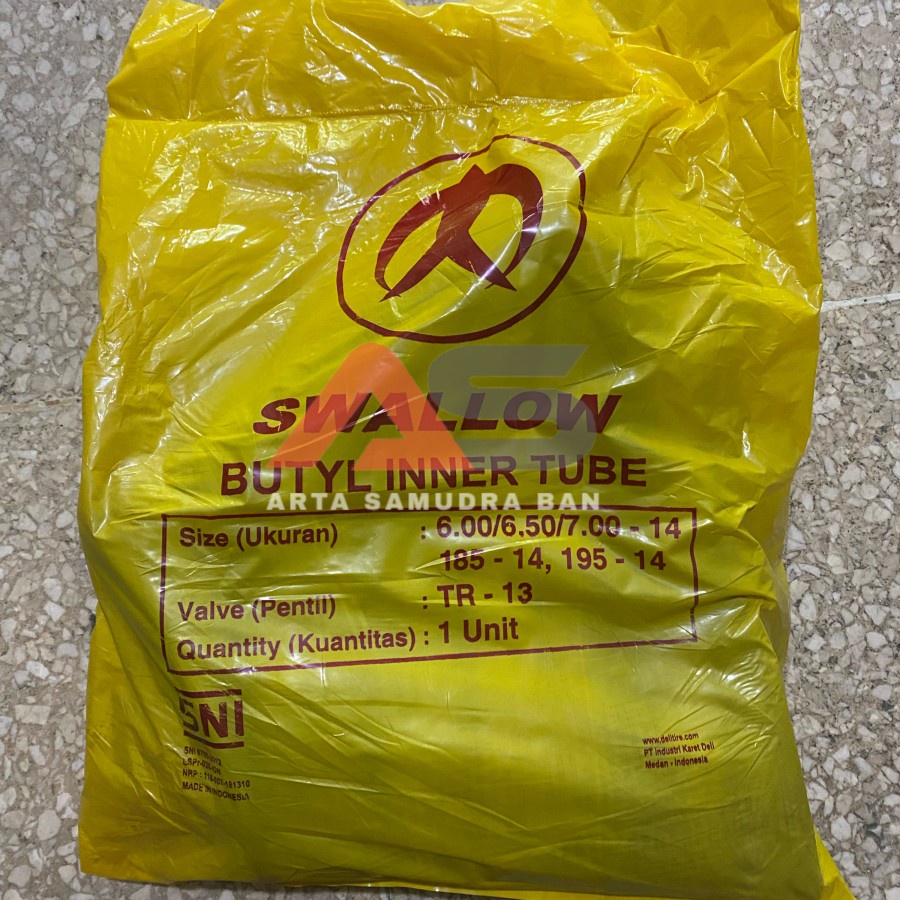 Ban Dalam Swallow 600 / 650 / 700 6.00 / 6.50 / 7.00 - 14 R14 L300 Traga