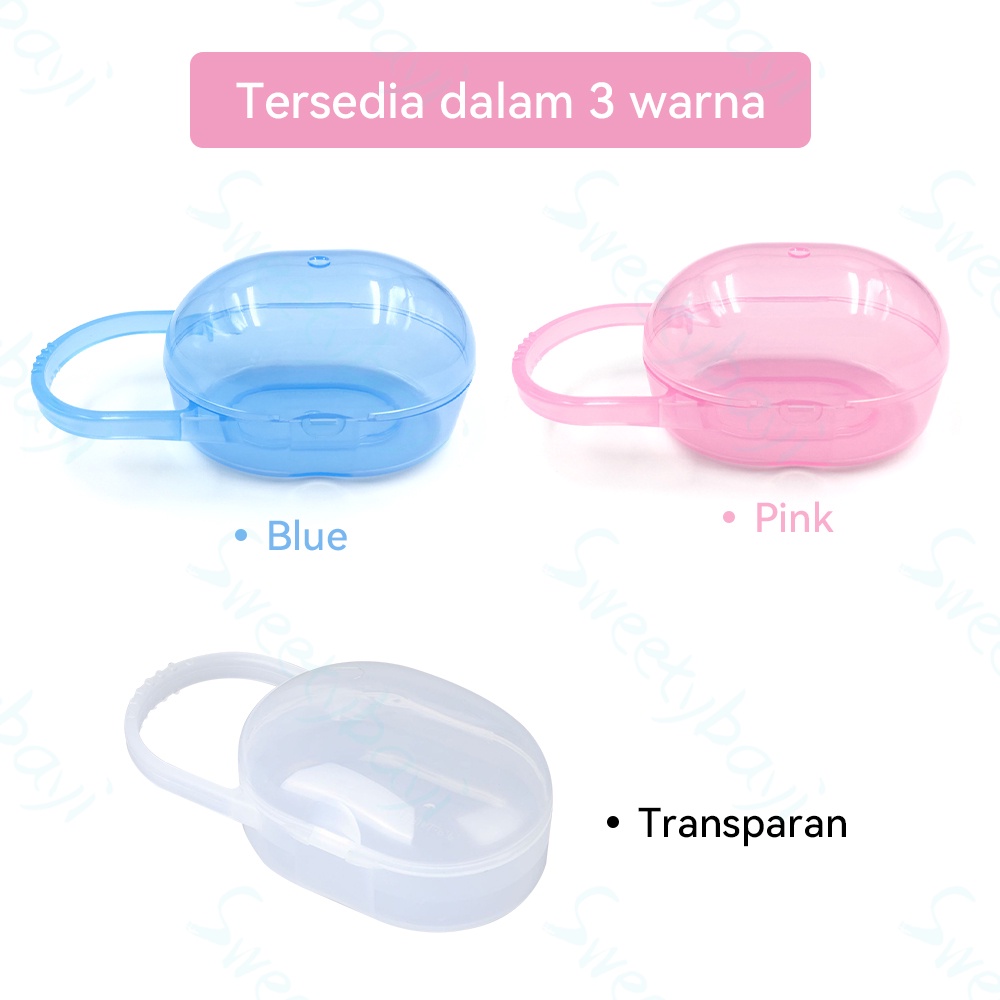 Sweetybayi Pacifier case kotak penyimpanan dot empeng bayi Wadah dot bayi