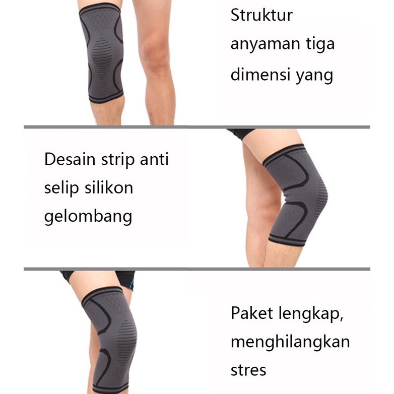 FLASH SALE! *Decker Lutut Knee Support Deker Lutut Kaki Knee Lutut Knee Brace Fitness Running Dekker Lutut Knee Pad Kneepad Aolikes Knee Support Brace Nylon Deker Lutut Knee Pad Pelindung Lutut Compression Pad Elastis