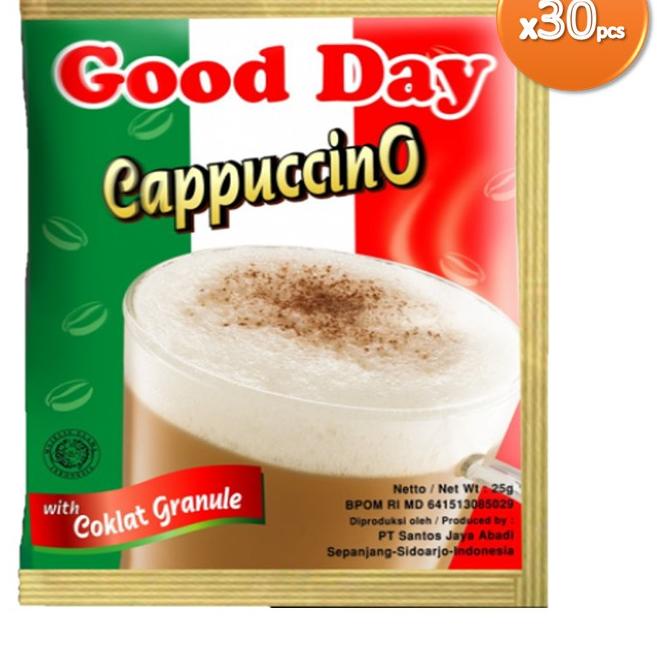 

Grosir➲ Good Day Kopi Cappuccino 30 x 25 gr 58
