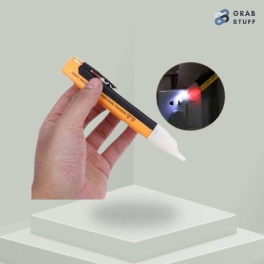 Tespen Listrik Cek Kabel Putus AC Original Akurat / Tester Pen Non Contact AC Voltage Detector 90V-1000V 1AC / Test Pen Listrik Tester Digital Multitester Tespen Listrik Cek Kabel Putus Alat Pengecek Arus Listrik / Alat Ukur Tegangan Listrik Digital Murah