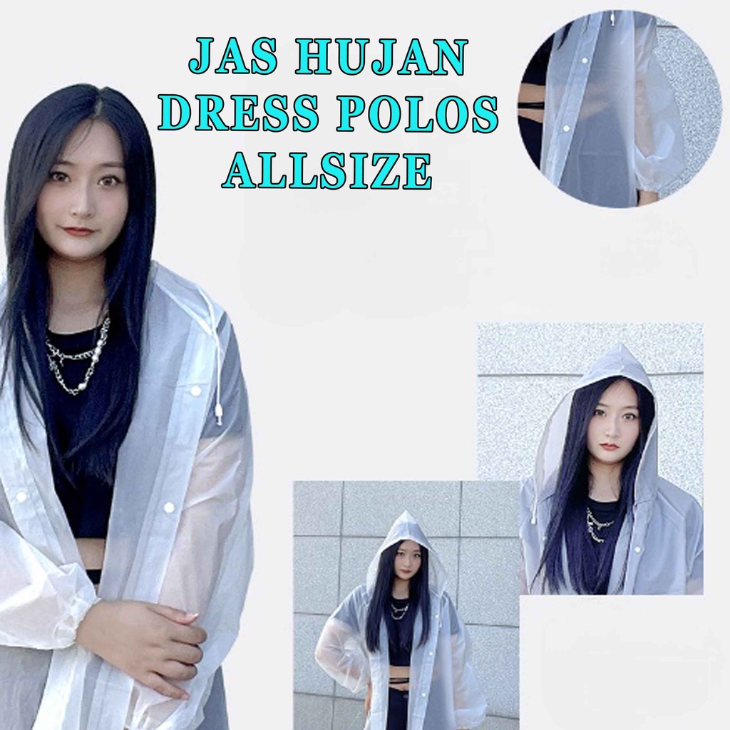 Jas Hujan / Jas hujan Dress / Jas hujan polos / All size