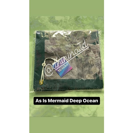 Buttonscarves As Is Mermaid Deep Ocean