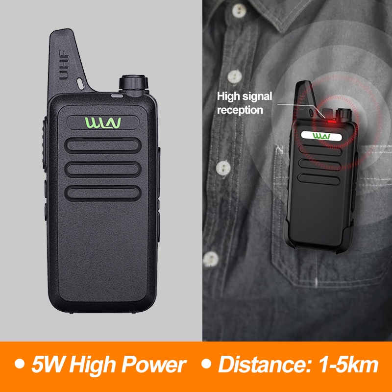 Walky Talky HandyTalky 888S Walky Talky Two Way Radio Wireless Set Radio Uhf 2PCS Radio