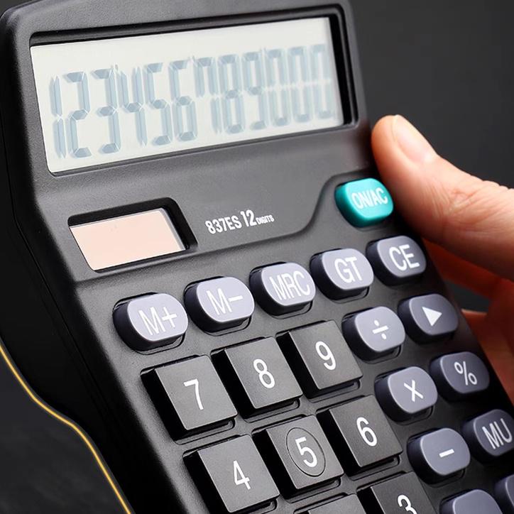 

═╬═ Kalkulator FK-837B 12 Digit / Kalkulator Electronik / Kakulator Dagang Besar / Alat Hitung / Calculator Check FUKUTA