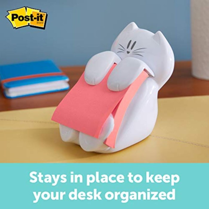 

POST-IT POP-UP NOTE DISPENSER, CAT DESIGN, 3X3 IN, DISPENSER/PACK (CA