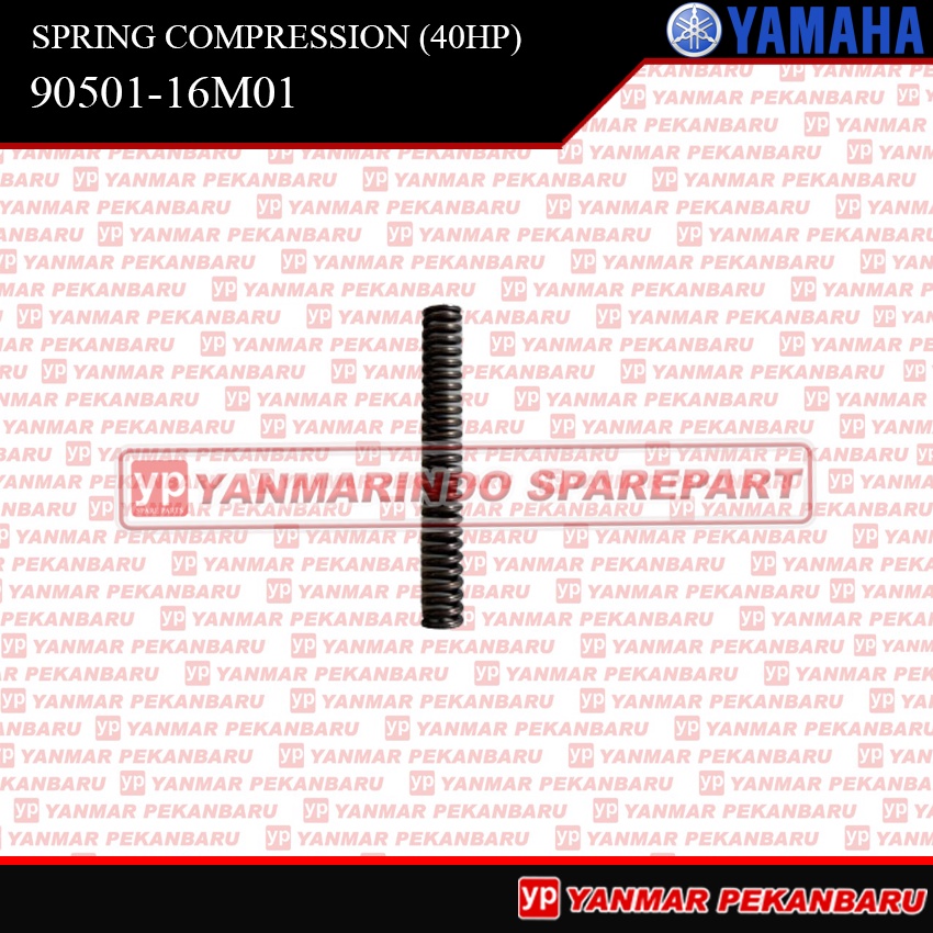 40HP SPRING COMPRESSION 90501-16M01 MESIN TEMPEL YAMAHA SPEED BOAT 40PK ORIGINAL ASLI