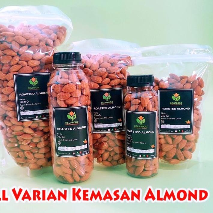 

limited Edition✔️ROASTED ALMOND - KACANG ALMOND PANGGANG KUPAS 500 GRAM|KD6