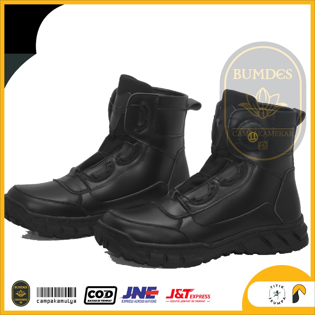 SEPATU PDL PDH TALI PUTAR POLRI TNI SEKURITY SATPAM POLISI