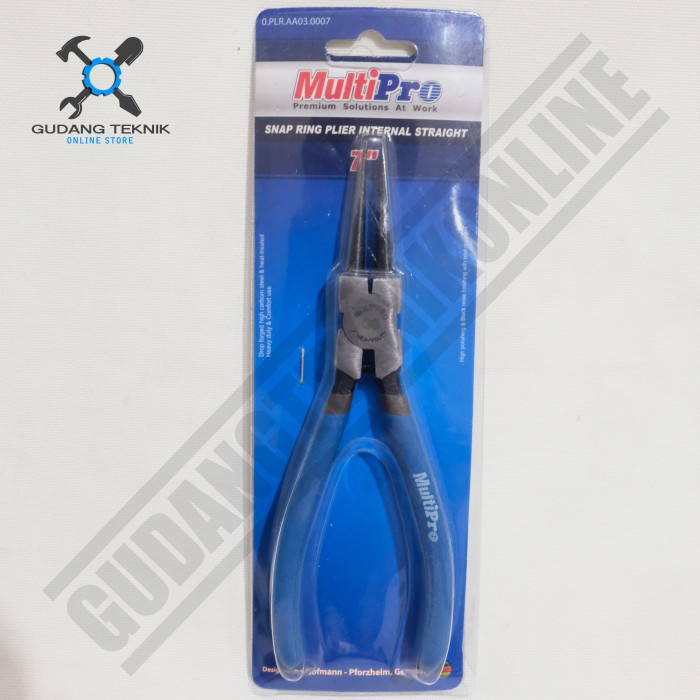 Tang Snap Ring 7&quot; Internal AA03.0007 External AA07.0007 MULTIPRO / Snap Ring Plier Internal External Straight 7inch MULTIPRO