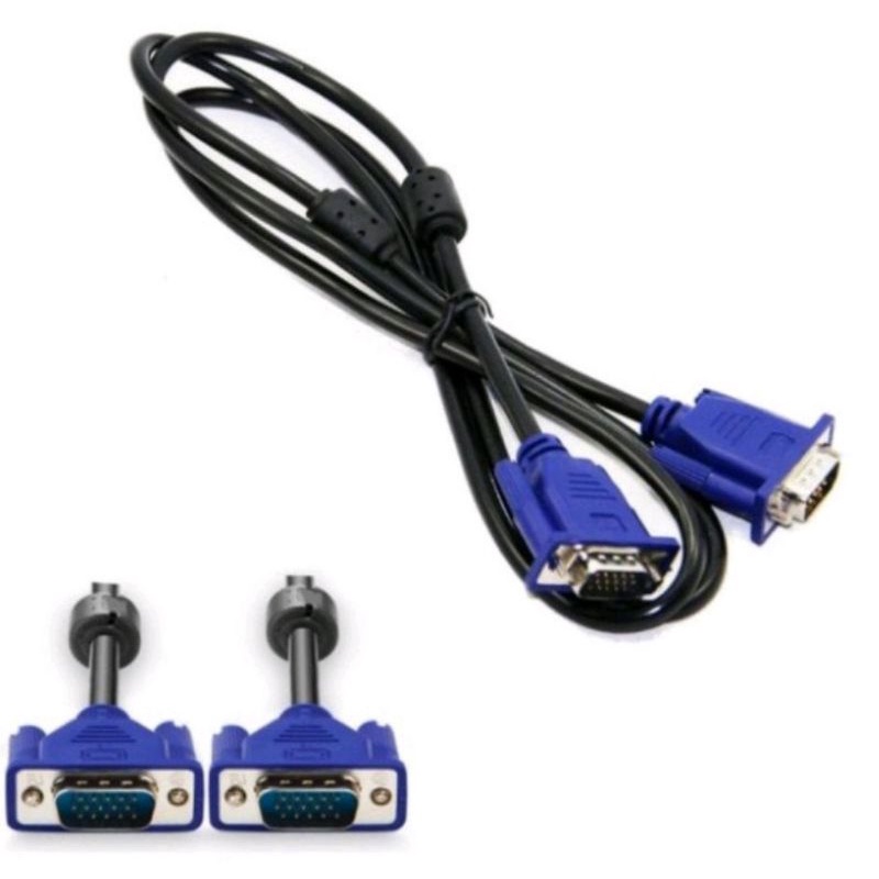 (COD) KONVERTER ADAPTER HDTV TO VGA WITH AUDIO 1080P CONVERTER + KABEL VGA TO VGA DIGITAL 1.5 METER / BISA DARI LAPTOP KE PROYEKTOR MONITOR