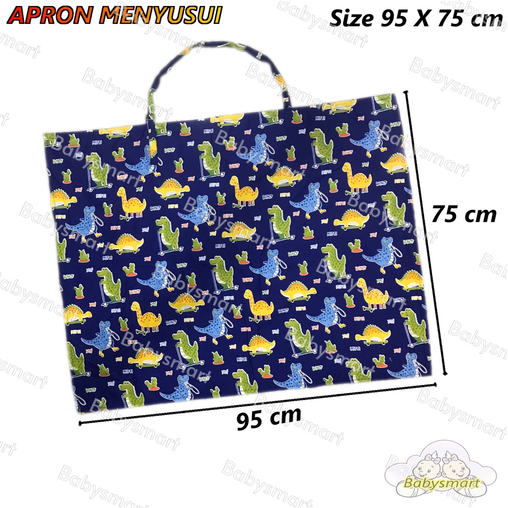 Babysmart - Apron Cover Celemek Ibu Menyusui 2 in 1 + Cover Stroller Nursing Cover Baby Multifungsi Size 75 X 95 CM