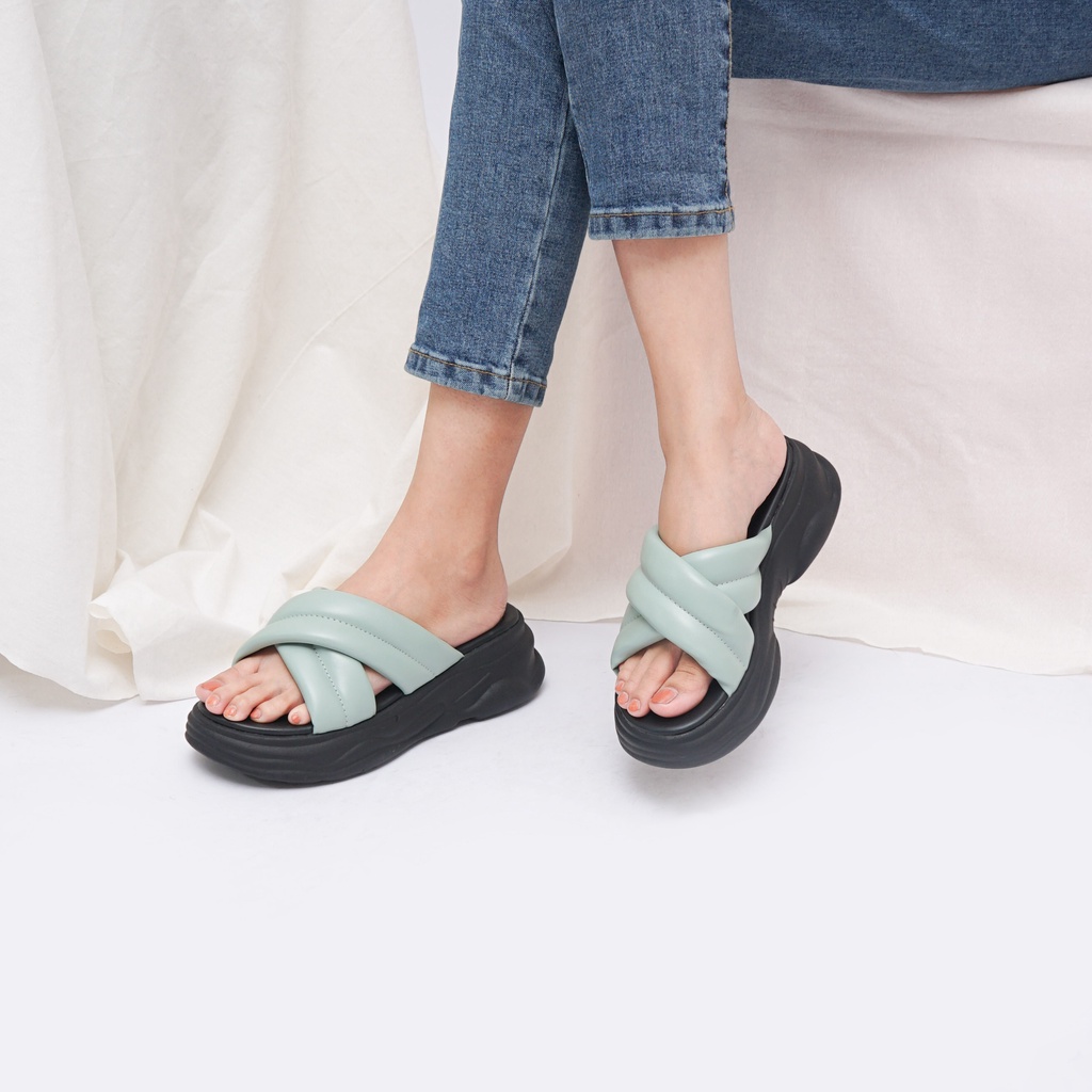 Sara Sara NAGITA Sandal Platform Wanita sandal selop cewek sandal wedges wanita sandal empuk terbaru