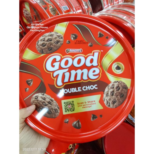 

Good Time Assorted Cookies Tin 277gr Biskuit Kaleng utk Hampers Parcel