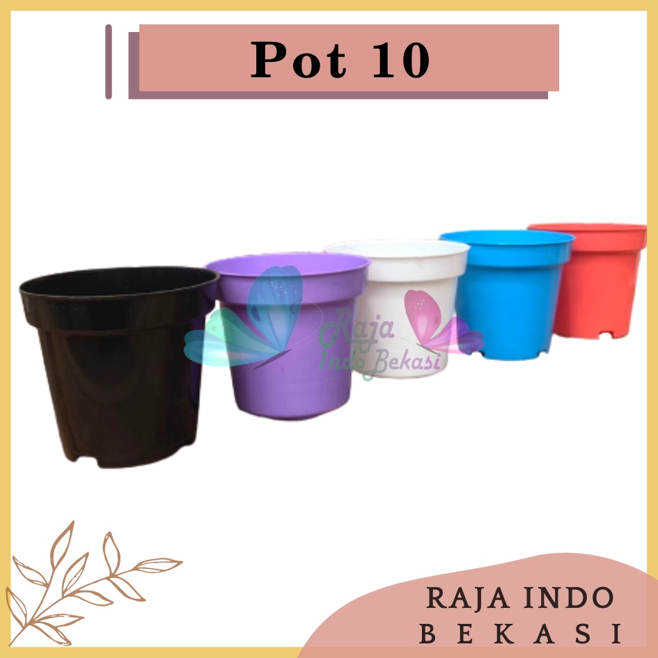 Pot Bunga 10 Cm Warna Warni Putih Hijau Kuning Pink Ungu Pot Bunga Hias Ukuran Mirip Pot Tawon 10 Cm