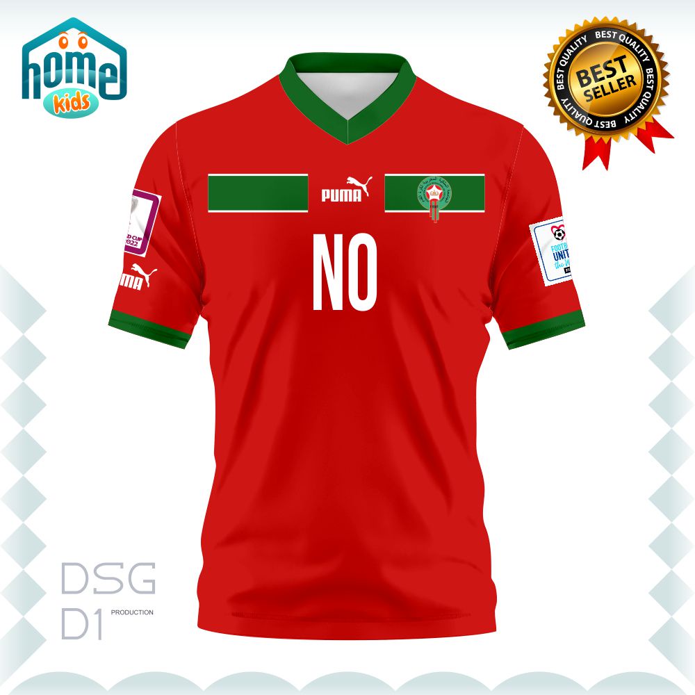 Jersey Dewasa Maroko FIFA 2022