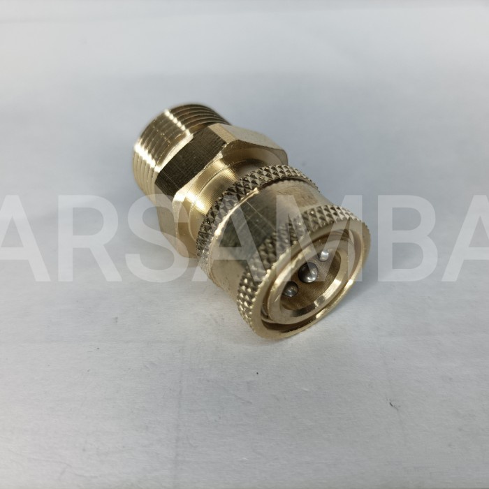 Quick Coupler Female 1/4 Ulir Luar M22