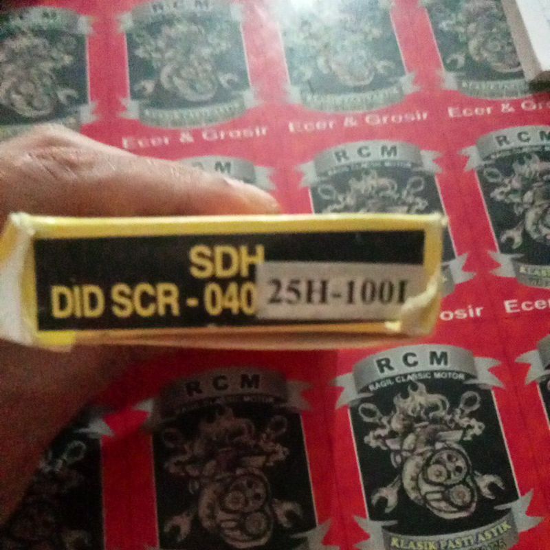 Rantai kamprat gl series DID 25H 100h -102h original PNP gl series mata 100/102