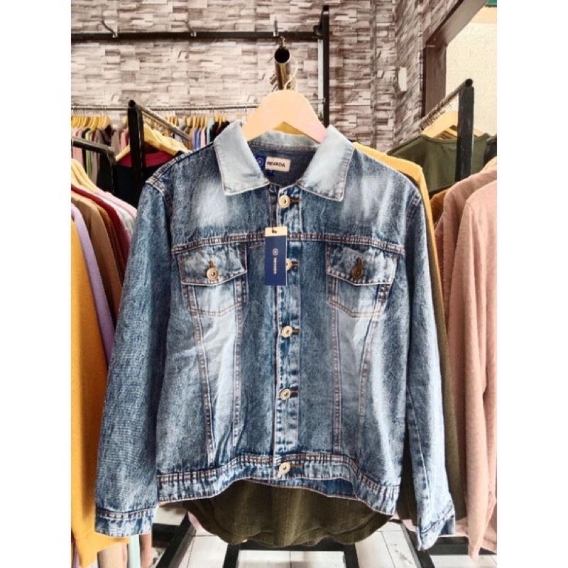 JAKET KEANS NEVADA ORIGIN4L/JAKET DENIM UNISEX/NEVADA JEANS/JAKET OVERSIZE NEVADA