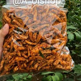 

EXCLUSIVE!COD Basreng pedas daun jeruk 1kg Basreng baso goreng makan pedas cemilan instan|RA6