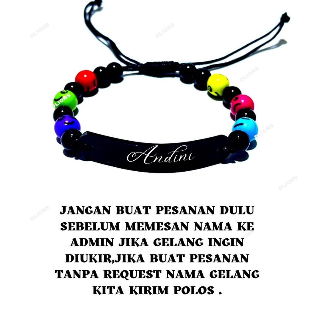 GELANG NAMA ANAK,CUSTOM PAKAI NAMA SENDIRI,UNTUK ANAK SAMPAI REMAJA,UKURAN MAKSIMAL 17 CM,HARGA SATUAN,BUAT PESANAN TANPA KIRIM NAMA KE ADMIN KITA KIRIM POLOS.