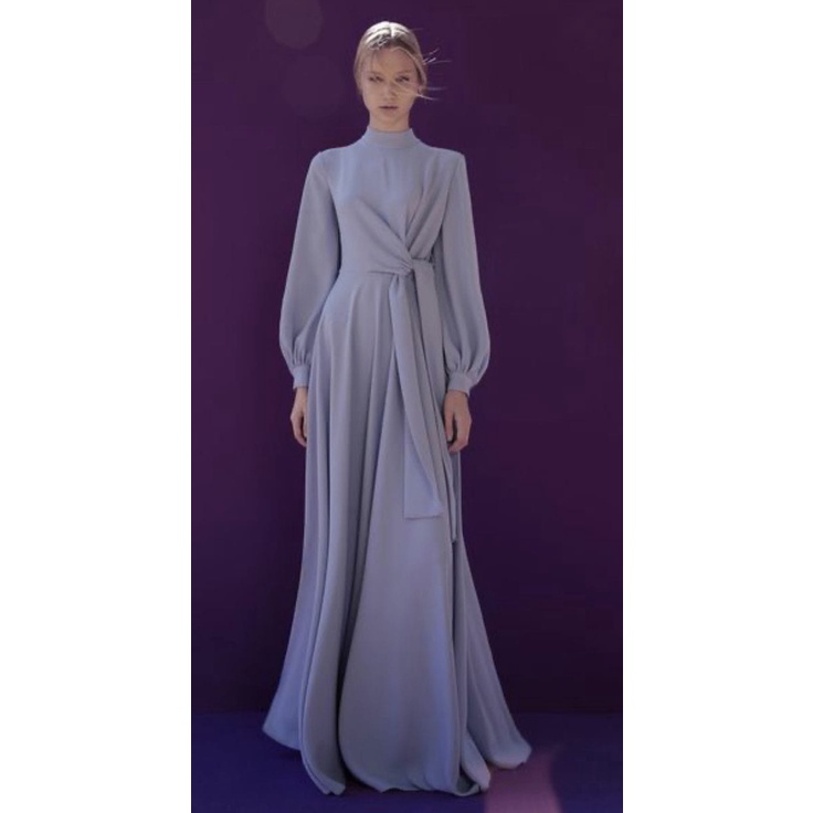 AURORA GAMIS MUSLIMAH WANITA LONG DRESS BIG SIZE TERBARU QUALITAS PREMIUM
