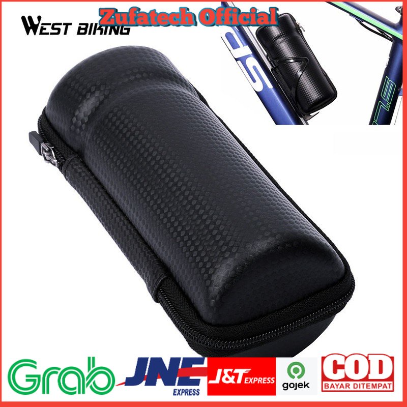 West Biking Tas Sepeda Waterproof Bag Bottle Cage Capsule Bag - Black