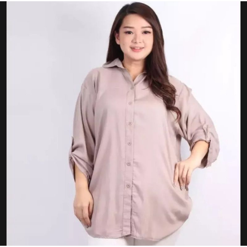 Baju Wanita Terlaris Tunikadela jumbo Bahan Crinkle