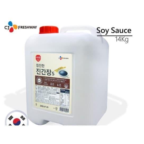 

Soy Sauce Cj ( 14Liter ) Saus Kedelai Kecap Asin Korea Cj Freshway Best Seller
