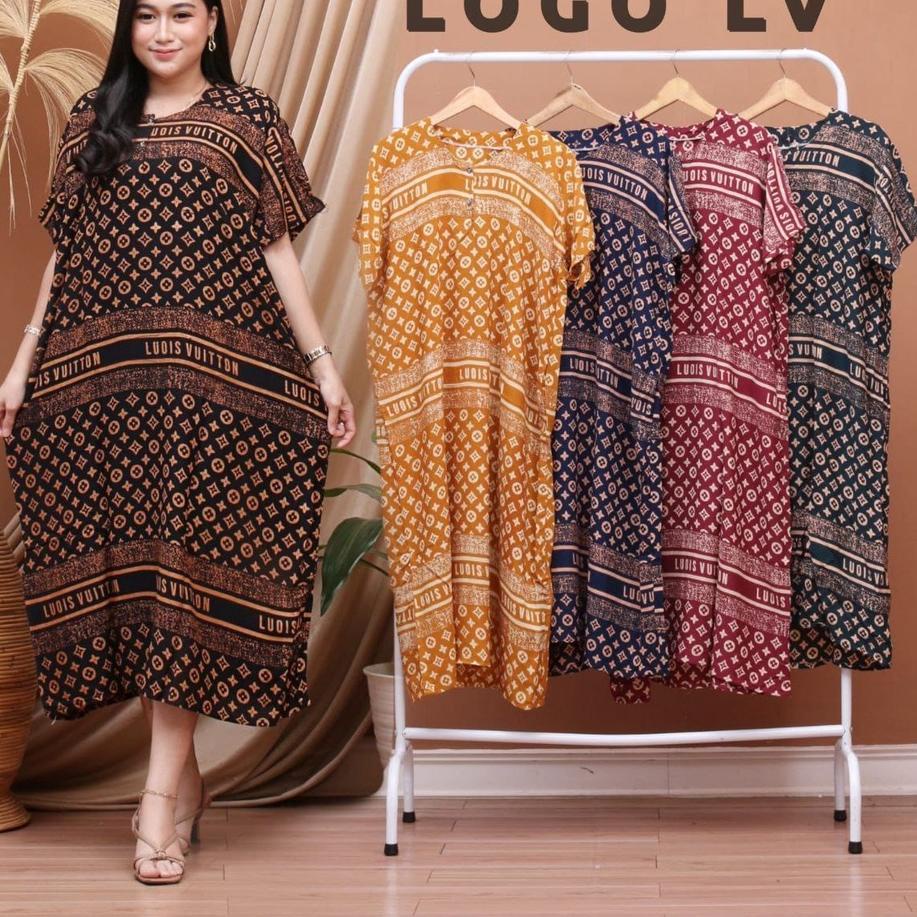 DASTER JUMBO BUSUI CABUTAN KOTAK LD 120 KANCING DEPAN LENGAN PENDEK BAJU TIDUR WANITA BUSUI BUMIL DA